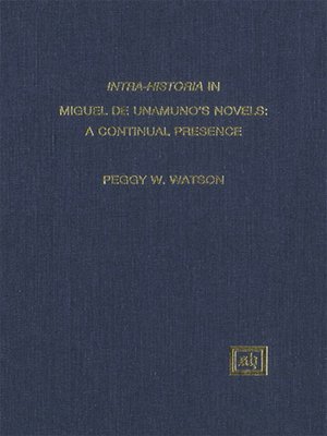 cover image of Intra-historia in Miguel de Unamuno's Novels